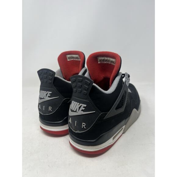 Air Jordan 4 (IV) : 2019 Black/Fire‎ Red/Cement Grey : Size 13 NO BOX main image 8